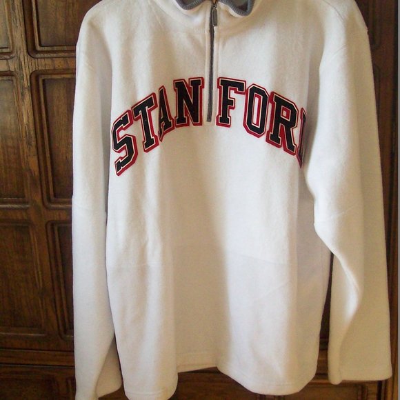Foot Locker Brand Other - New with Tag Stanford University Fleece Men's Size L Long Sleeve Half Zip Front